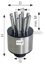 Messner - Tête de jet en inox - Jet simple 1